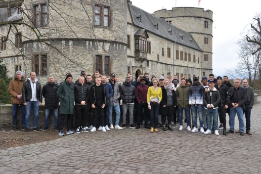 SC Paderborn informiert sich zum Thema "Fußball im Nationalsozialismus"